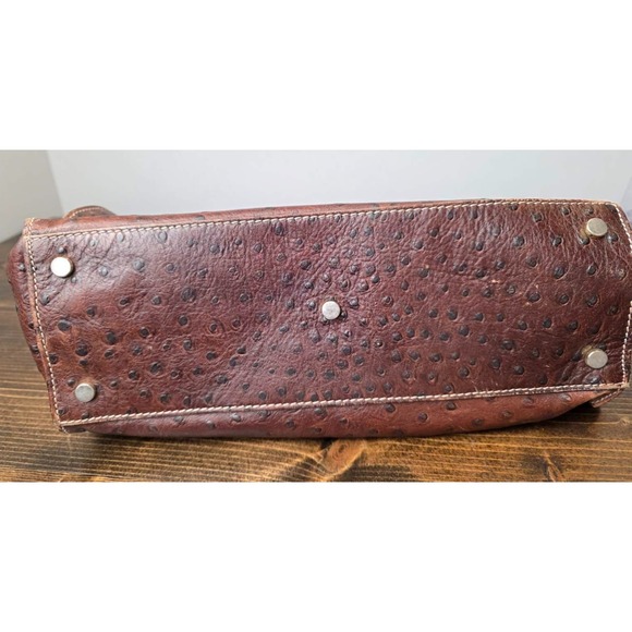 Claudia Firenze Brown Leather Handbag /Shoulder Bag Purse Italy - Picture 6 of 16